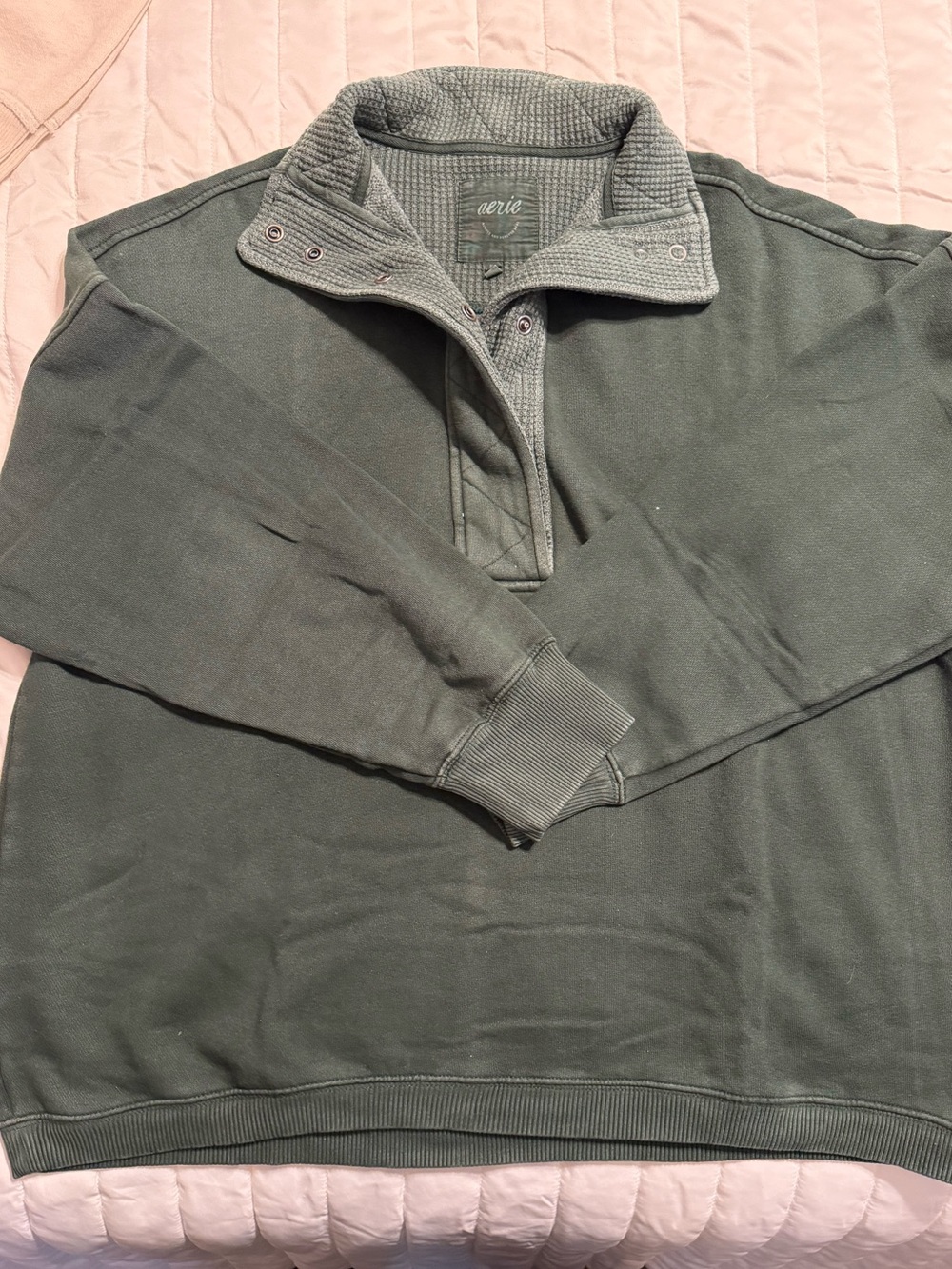 Aerie Getaway Quarter Snap Sweatshirt - Picture 2 of 2